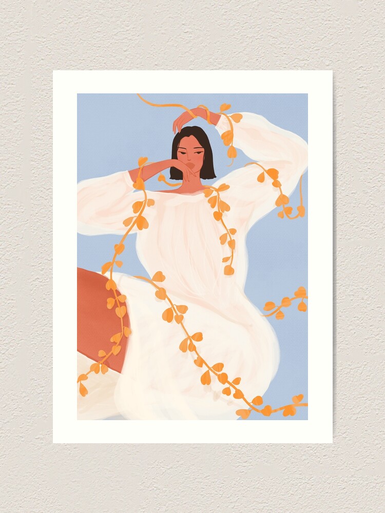 Alternate view of Tangled Plants Art Print