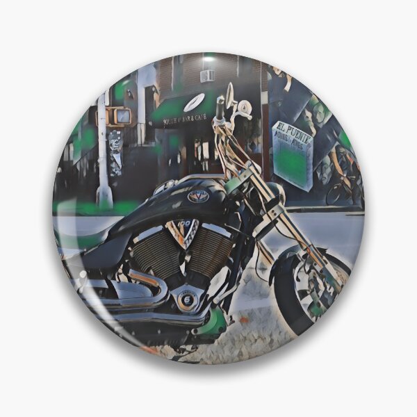 Item preview, Custom motorcycle with green touches designed and sold by TwinTailDesigns.