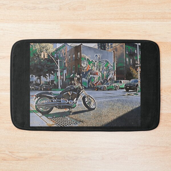 Item preview, Custom motorcycle with green touches designed and sold by TwinTailDesigns.
