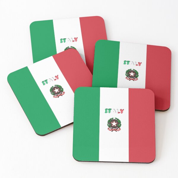 Item preview, Italian flag-emblem designed and sold by P-I-R.