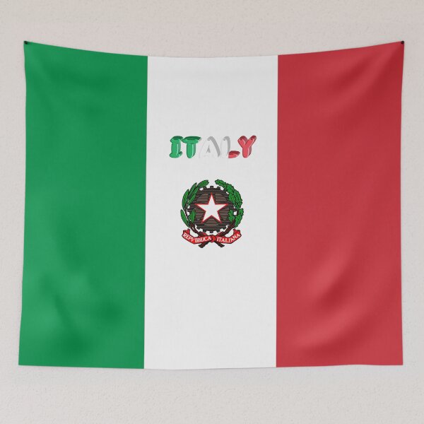 Item preview, Italian flag-emblem designed and sold by P-I-R.