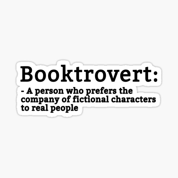 Item preview, Booktrovert definition designed and sold by bookloversclub.
