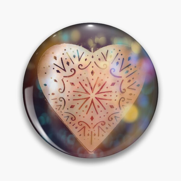 Item preview, White Heart Dappled With Pastel Colours designed and sold by Capuletdesigns.