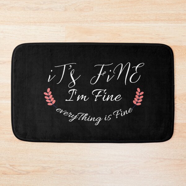 Item preview, Funny Anxiety Shirt, It's Fine, I'm Fine, Everything Is Fine T-Shirt designed and sold by SeaJayShop.