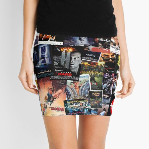 1980s Movie Posters Mini Skirt