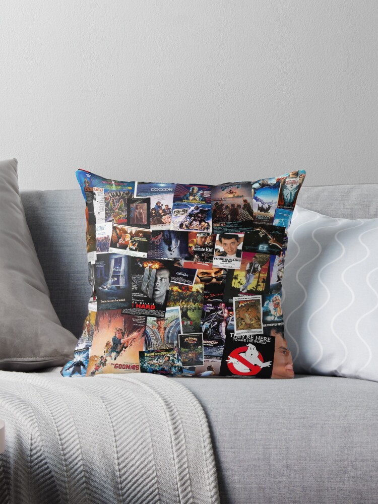 Thumbnail 1 of 4, Pillow, 1980s Movie Posters designed and sold by andrewalcock.