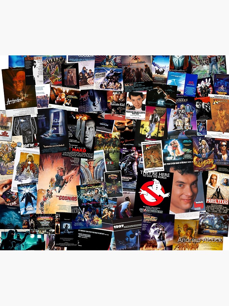 Discover 1980s Movie Posters | Shower Curtain