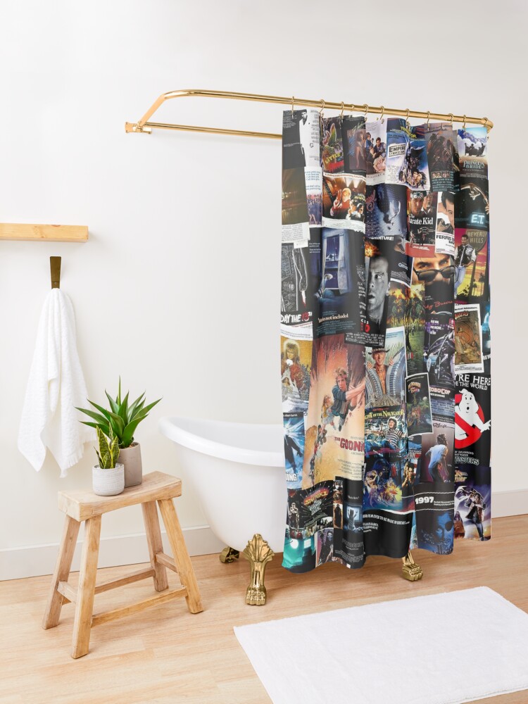 Discover 1980s Movie Posters | Shower Curtain