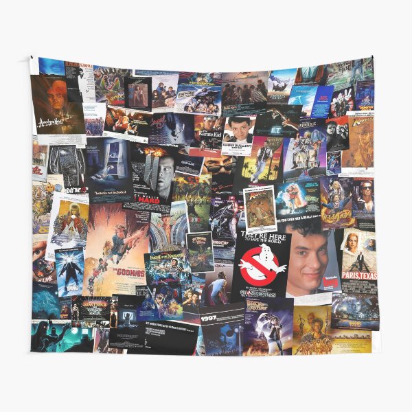 1980s Movie Posters Tapestry