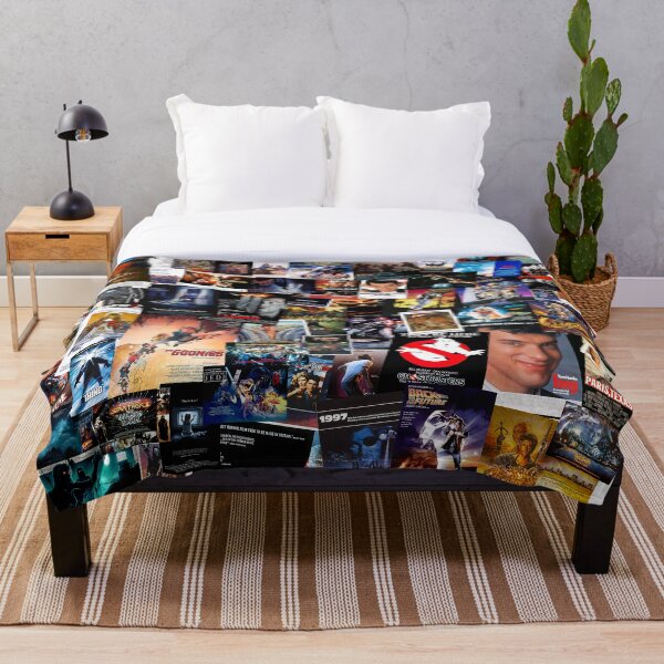 1980s Movie Posters Throw Blanket
