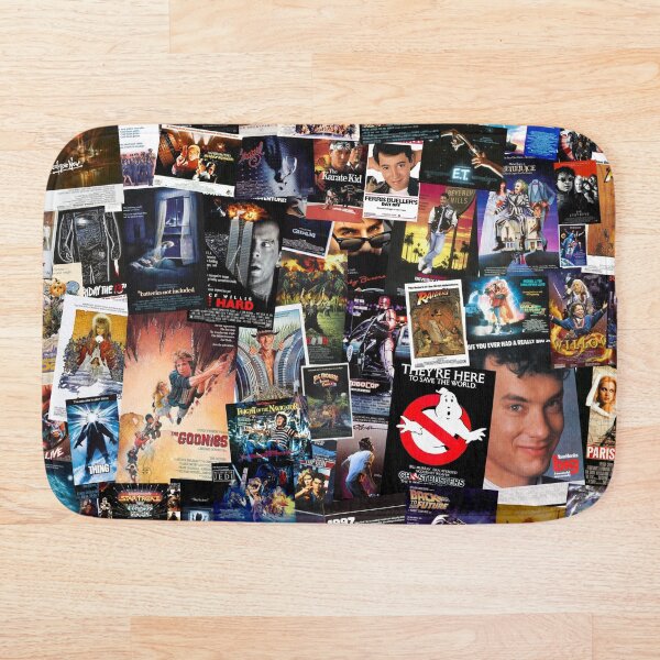 1980s Movie Posters Bath Mat