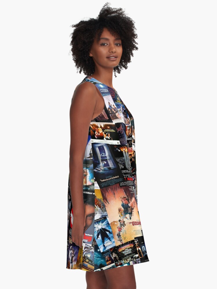 Alternate view of 1980s Movie Posters A-Line Dress