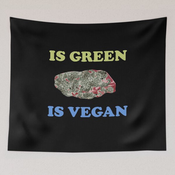 Item preview, Is Green - Is Vegan - Anti Vegan designed and sold by DELMEO.