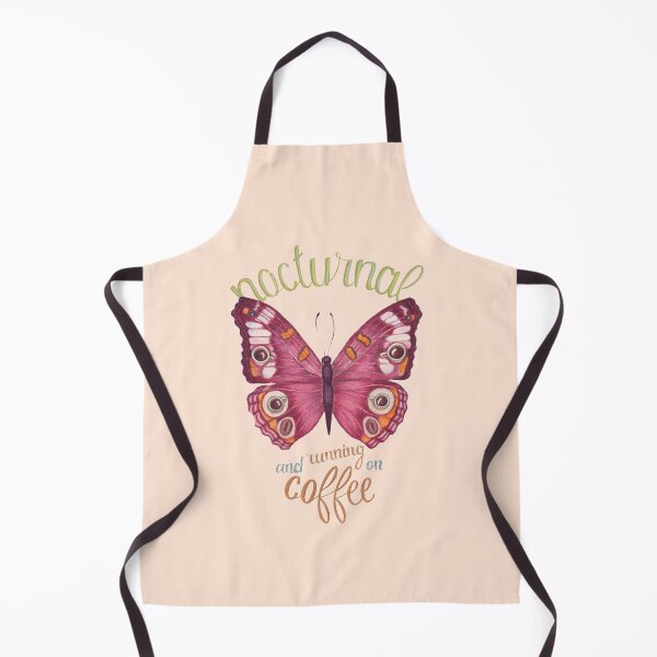 Item preview, nocturnal burgundy moth running on coffee designed and sold by EllenLambrichts.