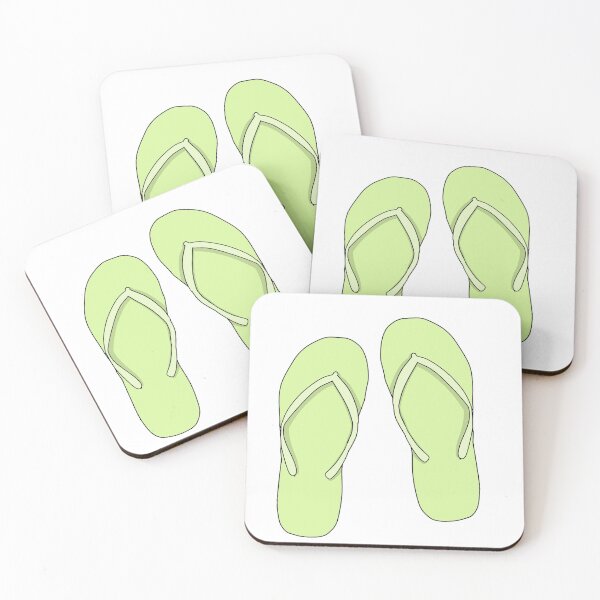 Item preview, Pastel green Flip flops designed and sold by L-art.