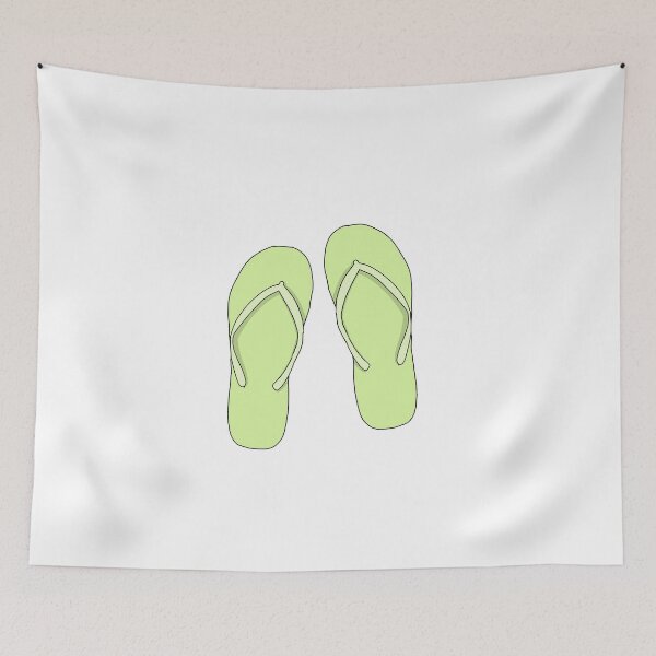 Item preview, Pastel green Flip flops designed and sold by L-art.