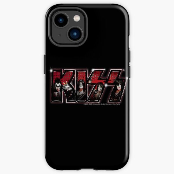 KISS ® rock music band - Logo Red and Black iPhone Tough Case