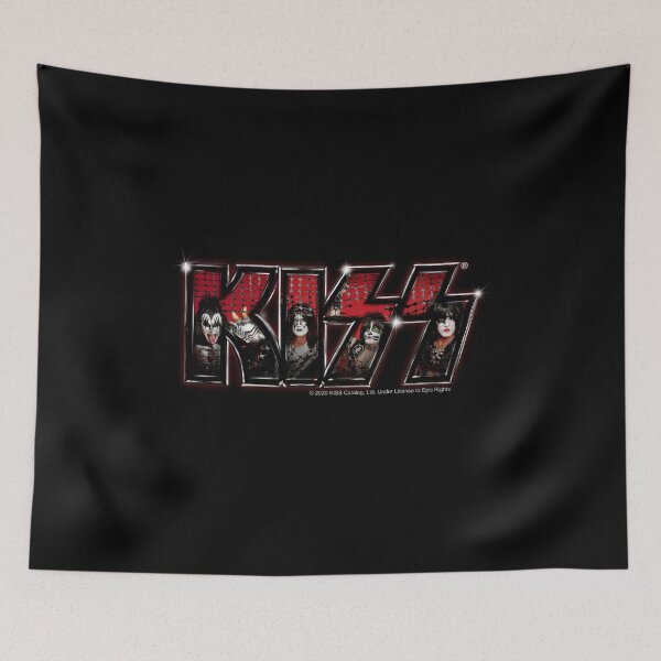 Item preview, KISS ® rock music band - Logo Red and Black designed and sold by musmus76.