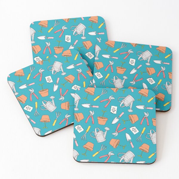 Item preview, Gardening Time - teal designed and sold by littlearrow.