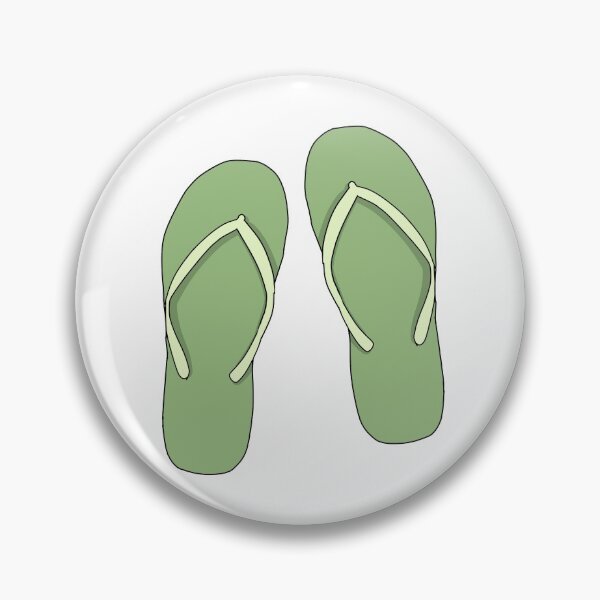Item preview, Pastel green Flip flops designed and sold by L-art.
