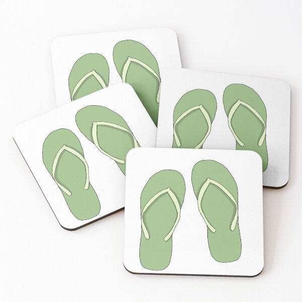 Item preview, Pastel green Flip flops designed and sold by L-art.
