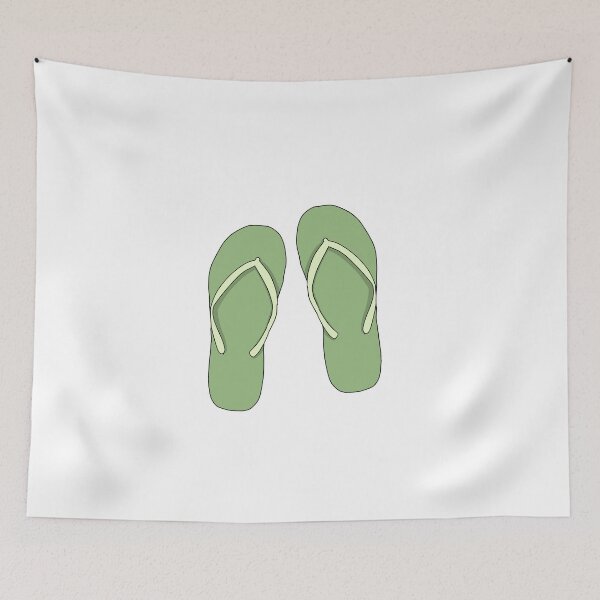 Item preview, Pastel green Flip flops designed and sold by L-art.