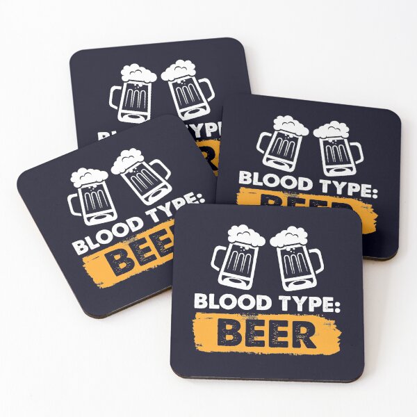 Item preview, Beers Blood Type Beer designed and sold by mmos.