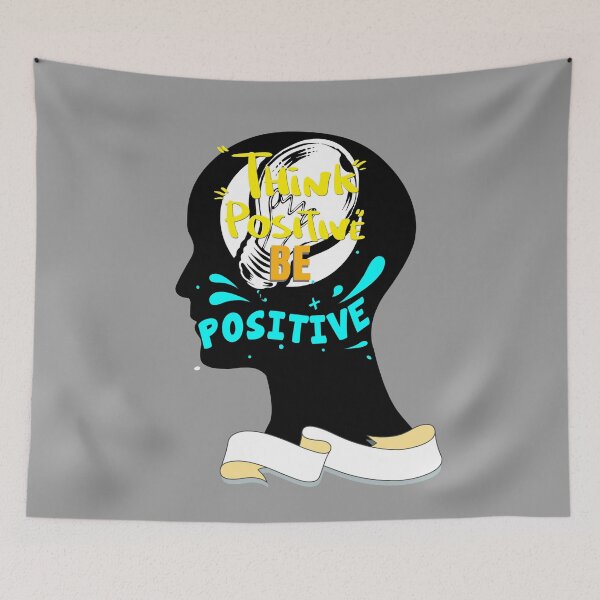 Item preview, Think Positive, Be Positive designed and sold by DELMEO.
