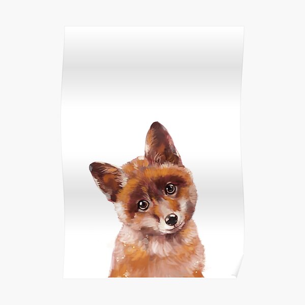 Baby Fox Poster