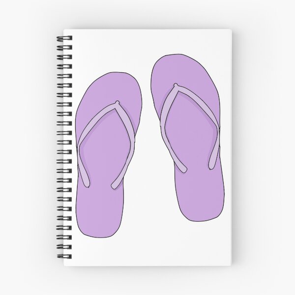 Item preview, Pastel purple Flip flops designed and sold by L-art.