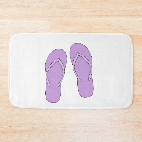 Item preview, Pastel purple Flip flops designed and sold by L-art.