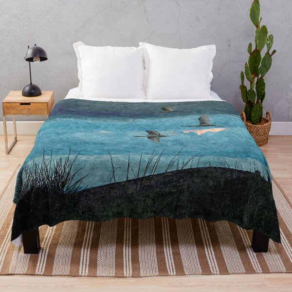 Item preview, Flock Flamingos Flying Seaside Coast designed and sold by Anna Lemos.