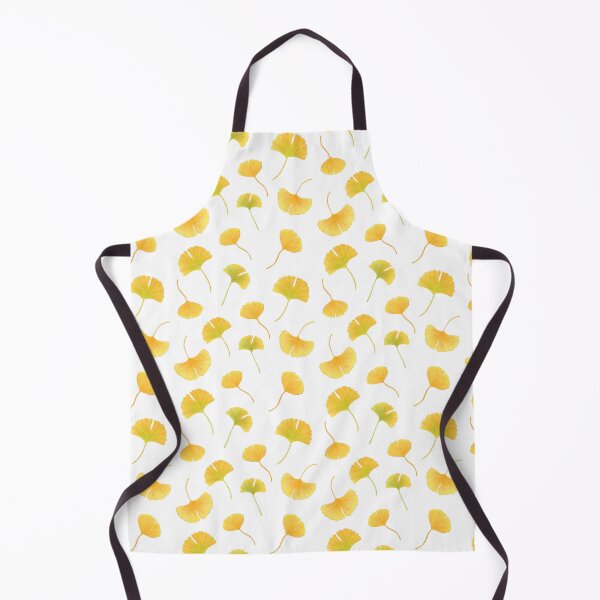 Item preview, yellow autumn falling ginkgo leaves designed and sold by EllenLambrichts.