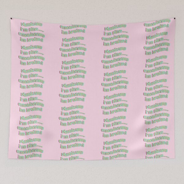 Item preview, physically im fine emotionally im bruised designed and sold by Ella3627.