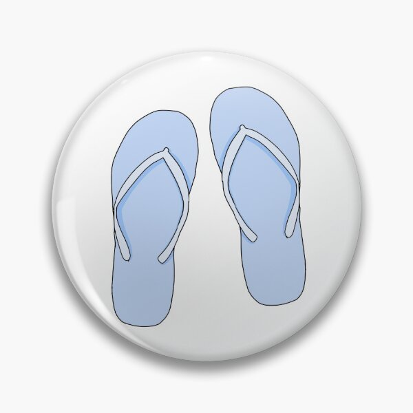 Item preview, Pastel light blue Flip flops designed and sold by L-art.