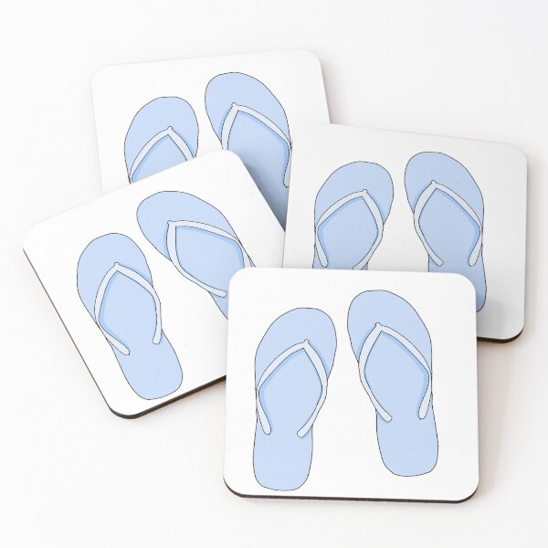 Item preview, Pastel light blue Flip flops designed and sold by L-art.