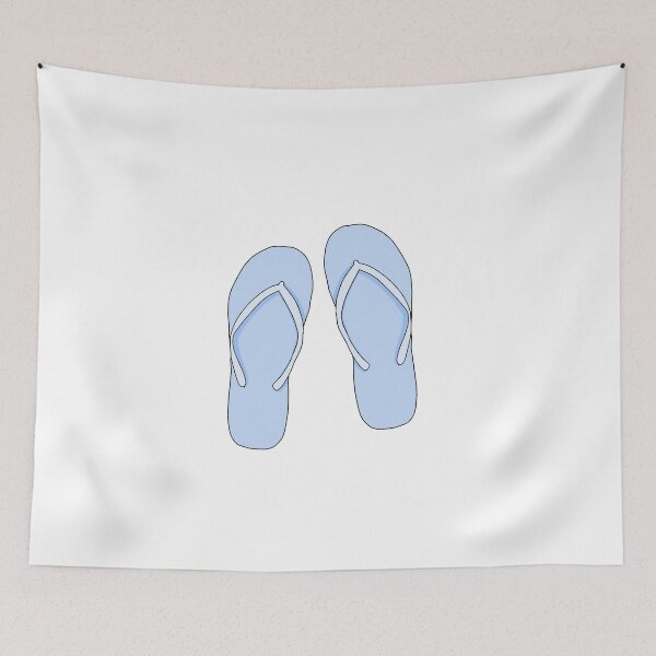 Item preview, Pastel light blue Flip flops designed and sold by L-art.