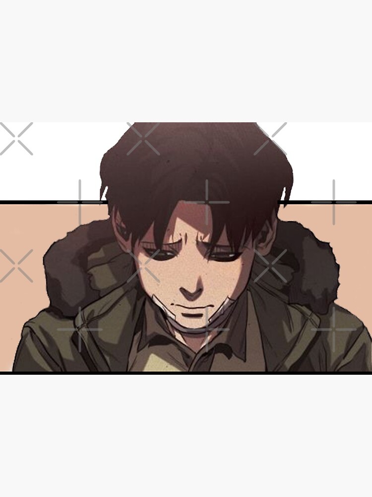 Killing Art Stalking Manhwa Character Yoon Bum Greeting Card for