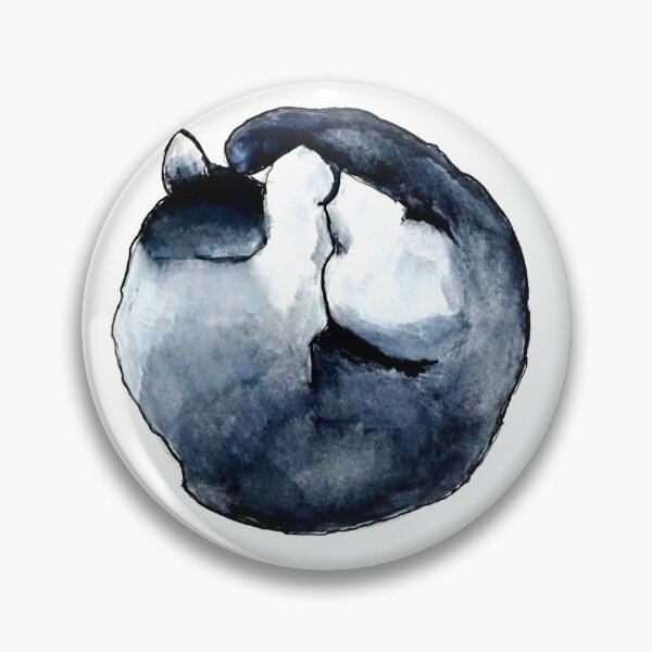 Item preview, Sleeping Cat Ink Drawing designed and sold by katy hawk.