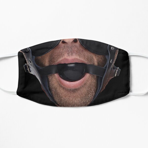 Ball Gag Facemask Flat Mask