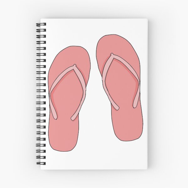 Item preview, Pastel dark red Flip flops designed and sold by L-art.
