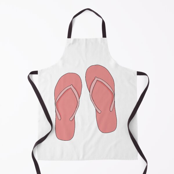 Item preview, Pastel dark red Flip flops designed and sold by L-art.