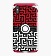 Pokeball Maze iPhone Case