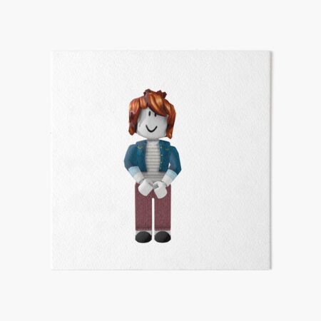Cute Bacon Noob Art Board Print By Shaniarobloxx Redbubble - bacon hair roblox mask by officalimelight redbubble