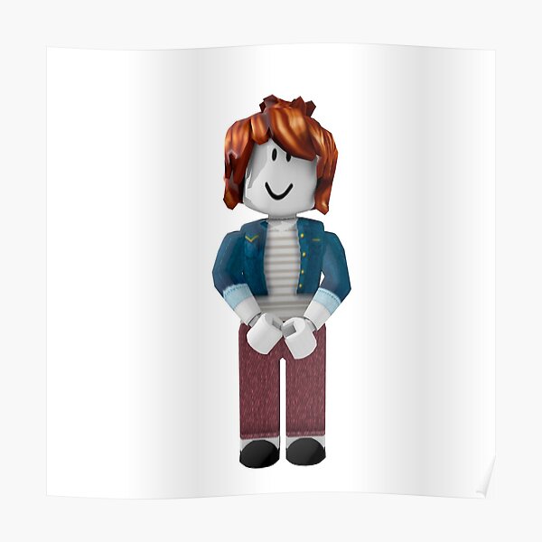 Bacon Roblox Posters Redbubble - cute roblox pictures with brown hair