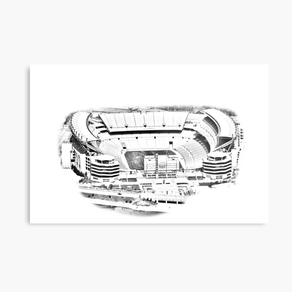 Pittsburgh Steelers Heinz Field Sketch Magnet