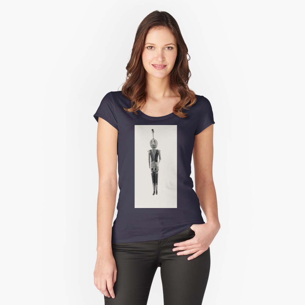 Item preview, Fitted Scoop T-Shirt designed and sold by QandQs.