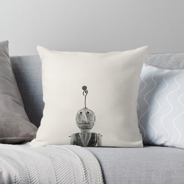 Wooden Toy Throw Pillow