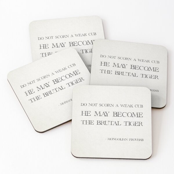 Item preview, Mongolian proverb designed and sold by TheGenesisArk.