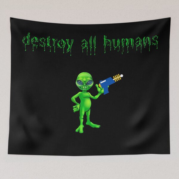 Item preview, Destroy all humans - Alien design designed and sold by AGDesignstore.